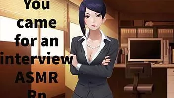 Reproduzir Você veio para uma entrevista asmr rp porn.