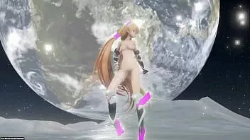 play 安吉拉·巴尔扎克无尽的月之舞征服者 mmd 3d 裸紫色盔甲颜色编辑 smixix