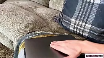 play Teen teases busty stepmom to masturbate