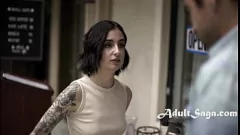 play Skinny Teen tatoued barista's anal virginity perdu